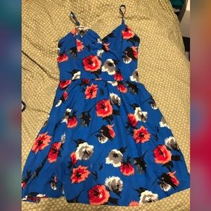 Beautiful Blue Floral Dress